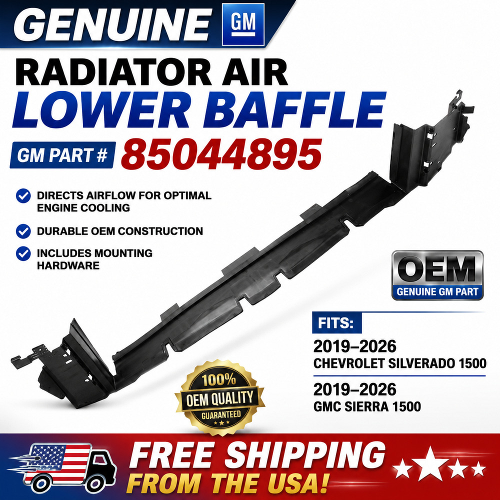 Baffle Assembly - Rad Air Lwr for 2019-2024 Silverado/Sierra GM# 85044895